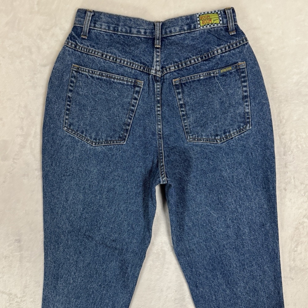 Vintage Embroidered High Waist Mom Jeans 13/14 Size 4 6 28 Festival Hippie Boho - Picture 4 of 16